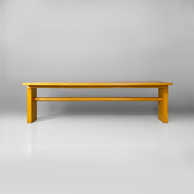 Italian Modern Wood Valmarana Dining Table attributed to Carlo Scarpa for Simon International, 1970s For Sale - Image 17 of 18