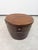 Brown Antique Bentwood Laundry Basket with Rattan Lid from Gebrüder Thonet, 1895 For Sale - Image 8 of 14