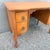 Antique Queen Anne Style Birds Eye Maple Vanity Low Desk For Sale - Image 4 of 10