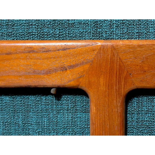 Restored Vintage Teak and Cane Sofa Daybed by Peter Hvidt & Orla Molgaard-Nielsen Fd451 For Sale - Image 9 of 11