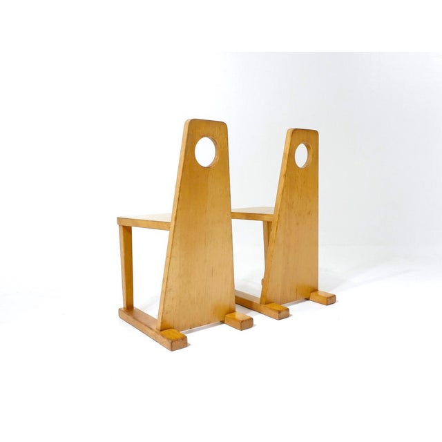 Vintage Swiss Children's Chairs from Horgenglarus, 1967, Set of 6 For Sale - Image 9 of 18