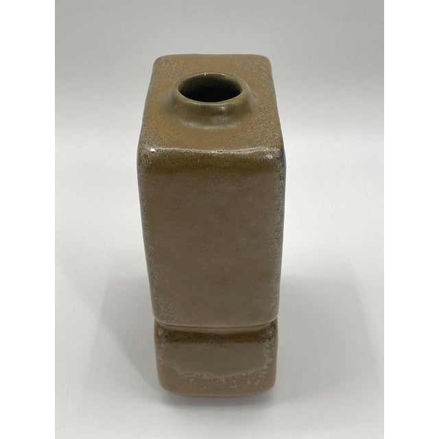 Mid-Century Geometric Vase from Strehla Keramik, Germany, 1950s For Sale - Image 13 of 14