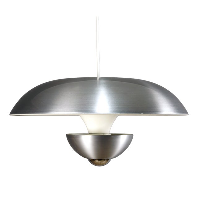 Large Vintage Space Age Hanging Lamp by Klaus Hempel for Kaiser Leuchten Neheim, 1970s For Sale