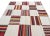 Textile Handwoven Cotton Area Rug Vegetable Dyed Beige and Red Tile Patterned Dhurrie - 12'x15' For Sale - Image 7 of 10