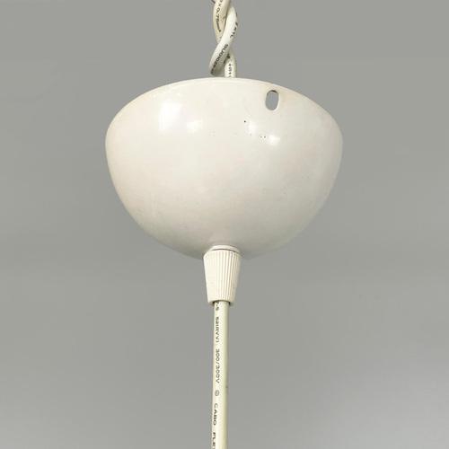 Space Age Italian Chandelier in White Metal, 2000s For Sale - Image 13 of 14