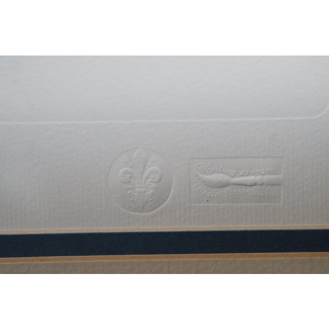 Set of 2 Italian Fiorenza Floral Botanical Stramonia Cinera Cum Flore Colored Etchings For Sale - Image 9 of 10