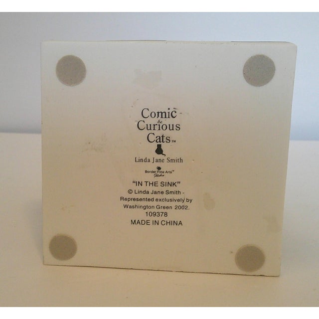 Black "Cat in the Sink" Comic and Curious Cats Linda Jane Smith Vintage 2002 For Sale - Image 8 of 12