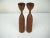 Mid-Century Indonesian Teak Candle Holders For Sale - Image 4 of 8