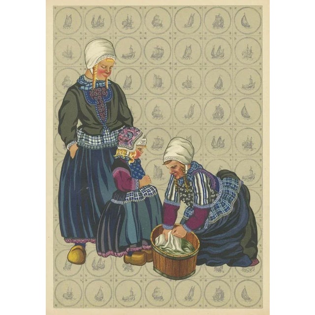 Marken Mourning Dress, Dutch, 1932, Print For Sale - Image 6 of 10