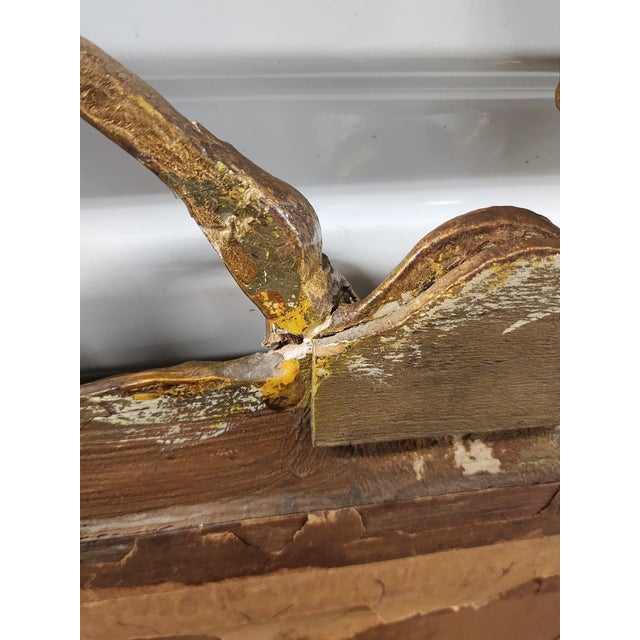 Antique Late 19th Century Empire Style Gilded Mirror From Waldorf Astoria Nyc For Sale - Image 18 of 18