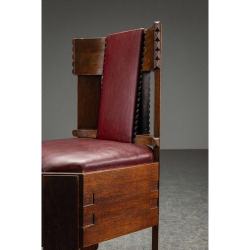 Amsterdamse School Accent Chair from Architects A. Eibink & J.A. Snellebrand For Sale - Image 11 of 16