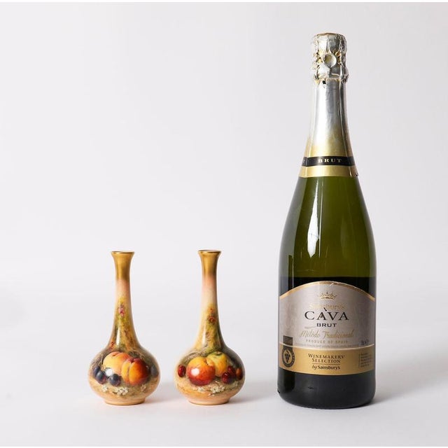 Blue Miniature Vases by William Ricketts for Royal Worcester, 1920s, Set of 3 For Sale - Image 8 of 9