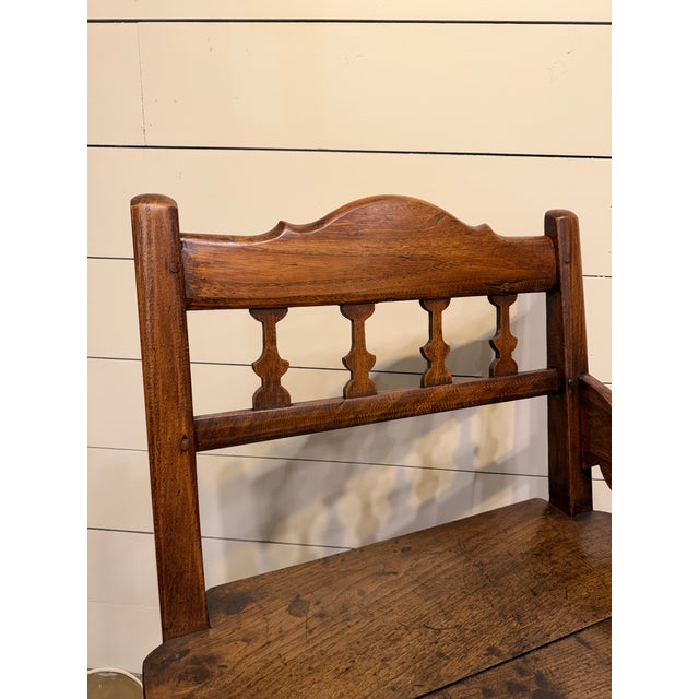 19th Century French Chimney Bench "Banc De Chimney" For Sale - Image 4 of 14