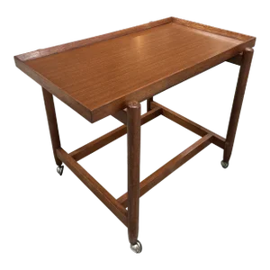 Mid Century Expandable Wood Italian Coffee Table 1980s