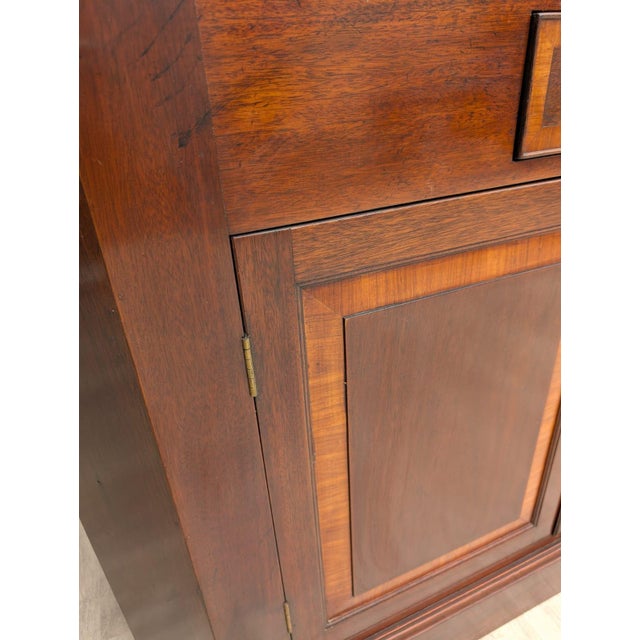 English Style Corner Bookcase in Mahogany For Sale - Image 13 of 18