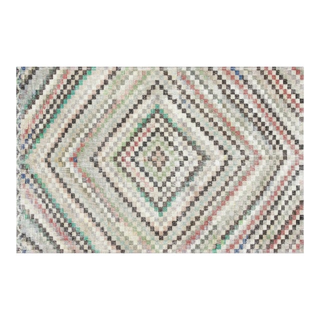 1960s Turkish Mid-Century-Modern Rug For Sale