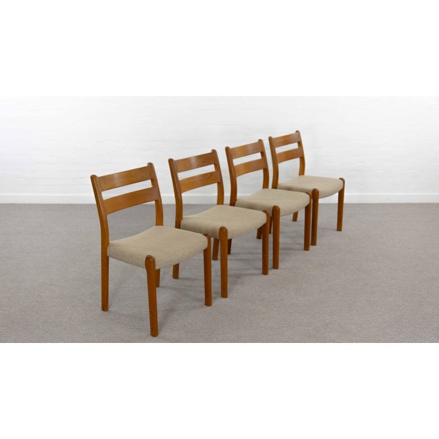 Mid-Century Teak Dining Chairs from EMC, 1960s, Set of 4 For Sale - Image 18 of 18
