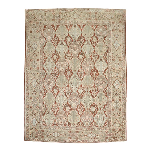 Early 20th Century Geometric Persian Bakhtiari Carpet - 10'6" x 13'4" For Sale