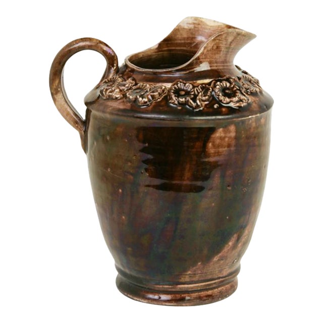 French Savoie Farmhouse Pitcher, Mid-1800's For Sale
