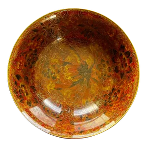Chinese Cloisonné Late 20th Century Floral Decorated Bowl