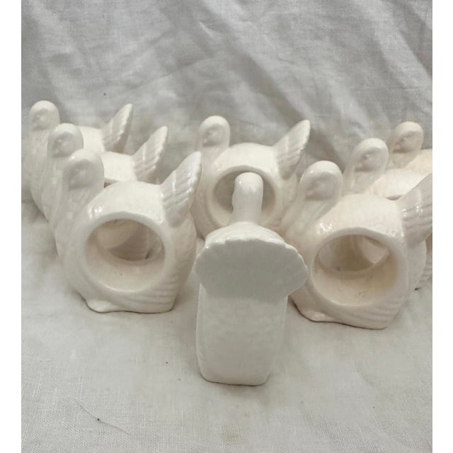 Vintage Ceramic Turkey Napkin RingsSet of 8 Chairish