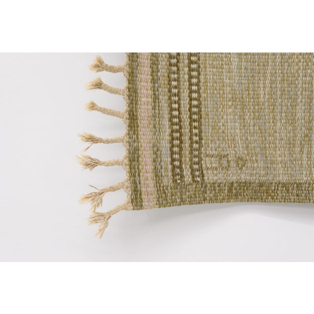1960s Mid-Century Swedish Kilim Rug by Anna Johanna Angstrom, 1960s For Sale - Image 5 of 6
