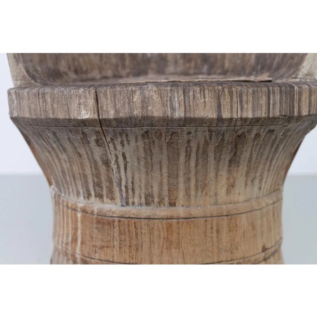 Antique Norwegian Kubbestol Stump Chair with Carvings, 1800s For Sale - Image 12 of 18