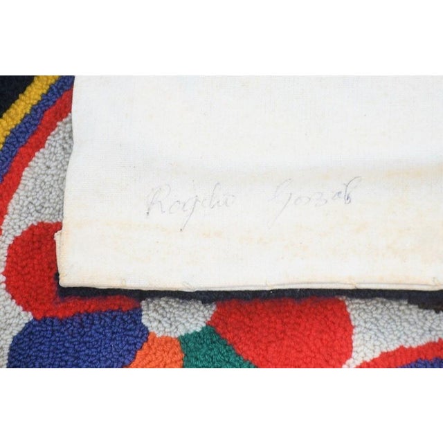 Vintage Wayuu Rug with Indigenous Guajiro Textile Art, Rogelio Gozab Egua, 1970s For Sale - Image 9 of 10