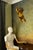 Brown German Baroque Revival Style Polychromed Carved Wood Putto Figure For Sale - Image 8 of 18