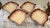 Mid-Century Modern Vintage Mid Century Valley Vista 600 Ca Pottery Leaf Pattern Serving Bowls-Set of 4 For Sale - Image 3 of 3