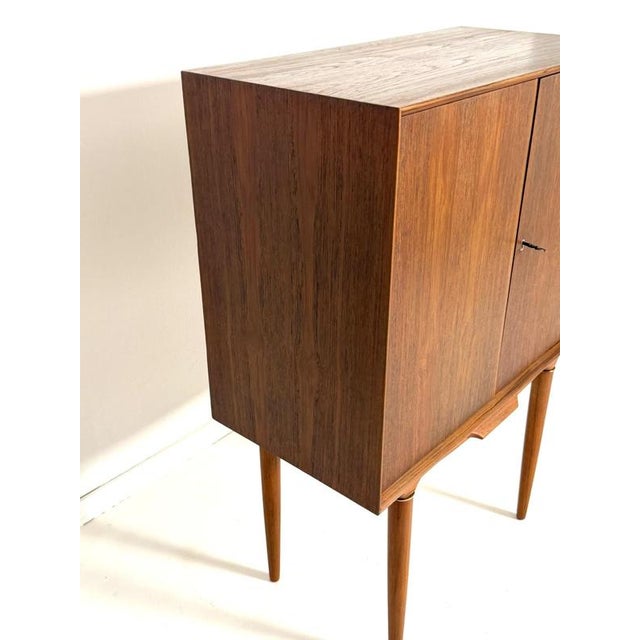 Brown Bar Cabinet in Teak by Illum Wikkelsø For Sale - Image 8 of 17