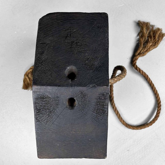 Wood Antique Daikoku Jizai Kagi Pot Hook, Meiji Period, Japan For Sale - Image 7 of 18