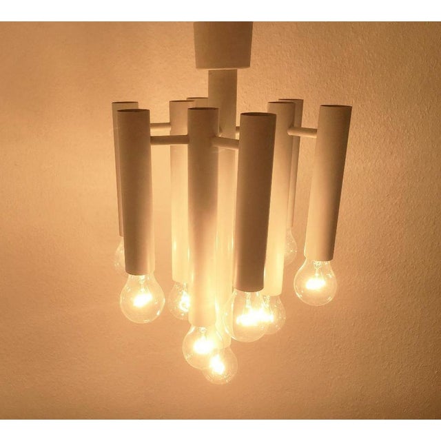 Mid-Century Swiss Space Age Type 415 Minimalist Pendant Lamp from Temde, 1960s For Sale - Image 9 of 17