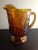 1970 Indiana Glass Marigold Carnival Glass Grape Pattern Large Pitcher For Sale In Dallas - Image 6 of 8