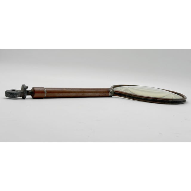 Large Industrial Copper Inspection Magnifier, Machine Age Optical Instrument For Sale In West Palm - Image 6 of 12