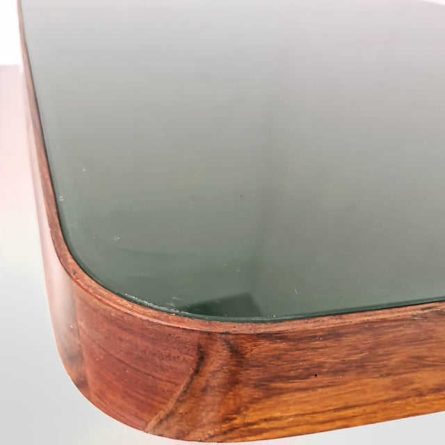 Metal Vintage Art Deco Dining Table with Glass Top and Marble Base, 1950s For Sale - Image 7 of 18