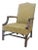 Biggs Chippendale Mahogany Library Chair For Sale