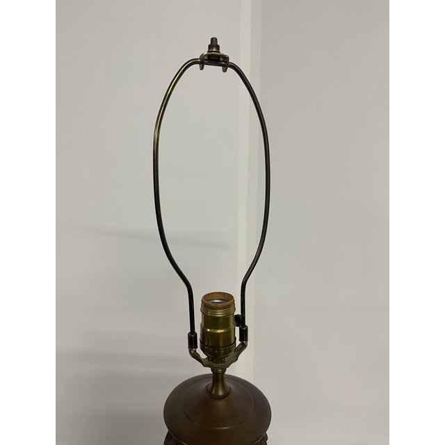 Antique Cast Iron Table Lamps—A Pair For Sale - Image 14 of 14