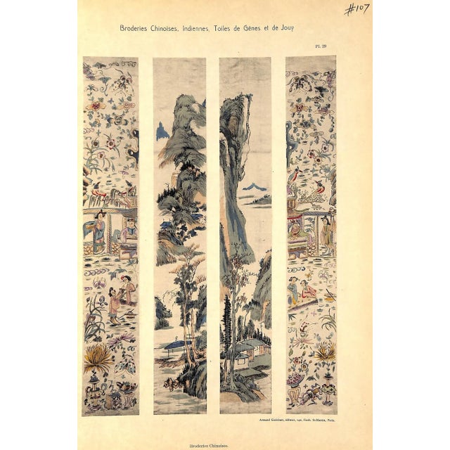 "Documents Decoratifs Boderies Chinoises, Indiennes, Perse" Guerinet, Armand [Editeur] For Sale - Image 9 of 9