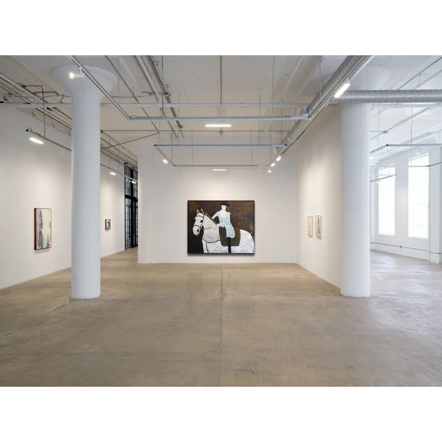 Contemporary Large Horse Oil Painting. Equestrian Oil Painting For Sale - Image 4 of 12