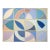 2026, Geometric Minimalism Painting on Canvas, Art Deco Skyline, Pastel Tones Acrylic by Natalia Roman For Sale