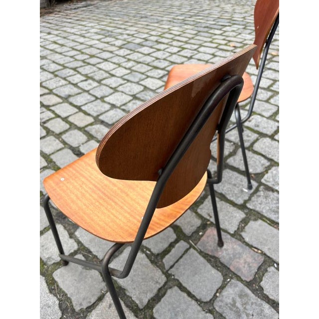 Vintage Bentwood Chairs by Steen Eiler Rasmussen and Kai Lyngfeldt Larsen for Danbork, Set of 2 For Sale - Image 9 of 11