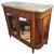 Antique French Louis XVI Inlaid Marble Top & Mirror Door Cabinet Buffet Chest For Sale - Image 4 of 16