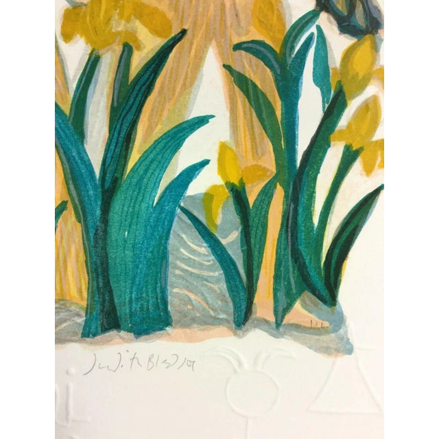 For your consideration is a hand signed lithograph by American artist Judith Bledsoe. Size is 13” x 18” unframed.