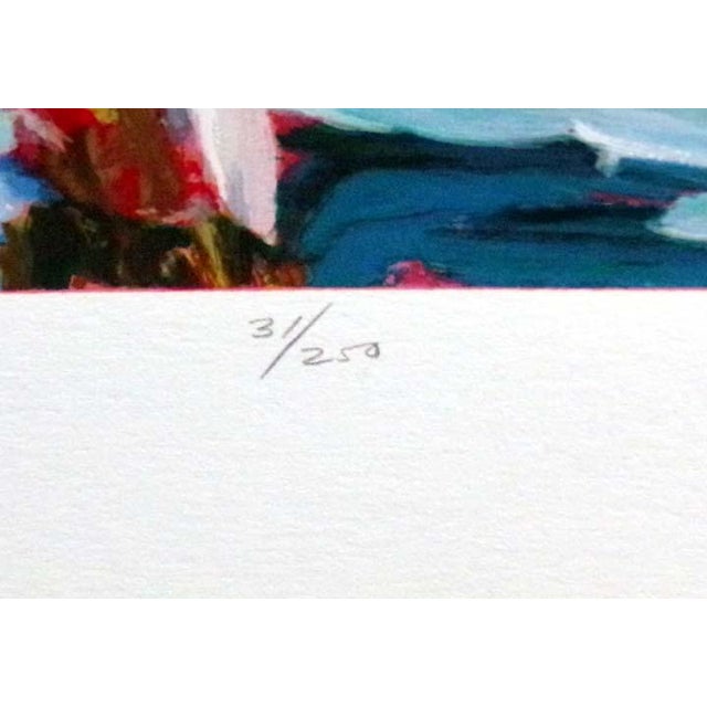 Impressionist Marco Sassone "Bricole Rosse" Serigraph Hand Signed Art Submit an Offer For Sale - Image 3 of 4