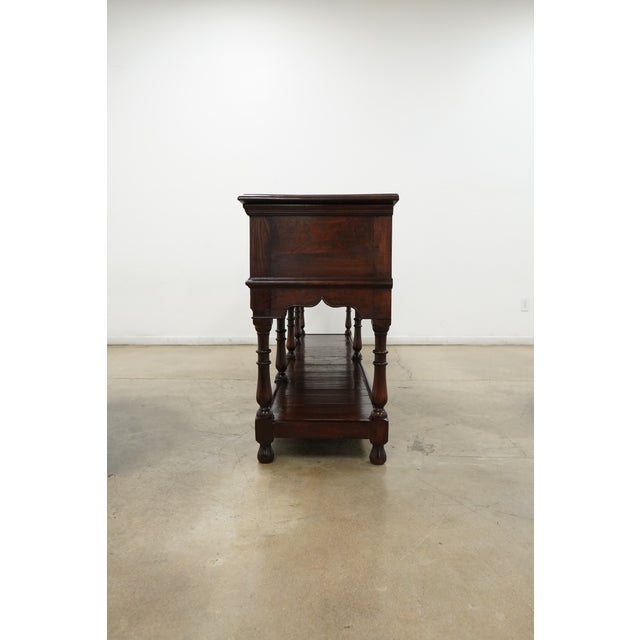 Wood Vintage Traditional Four-Drawer Buffett Server For Sale - Image 7 of 18