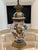 19th Century Japanese Arita Porcelain Vase & Gilt Bronze Lion Head Table Lamp For Sale - Image 13 of 16
