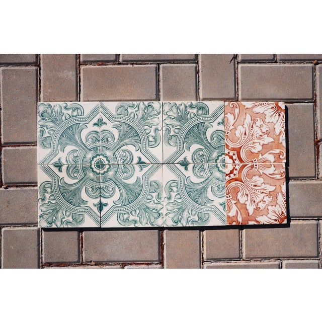 Circa: 1920. Country: Portugal. Material: Earthenware, Tin-glazed pottery. Item condition: Some chips and some...