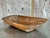 Wood Vintage Boho Hand Carved Dough Bowl For Sale - Image 7 of 12
