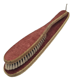 Vintage Clothes Brush in Upholstered Case, 1950s-1970s